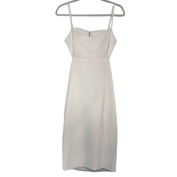 Showpo. Dresses & Skirts - Showpo. Open Back Slit White Bridal Shower Bachelorette Party Odette Dress
